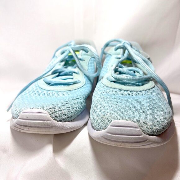 Nike Women's Tanjun Glacier Blue & White Running Shoes/Sneakers-Lace Up-Sz 6 - Picture 13 of 16